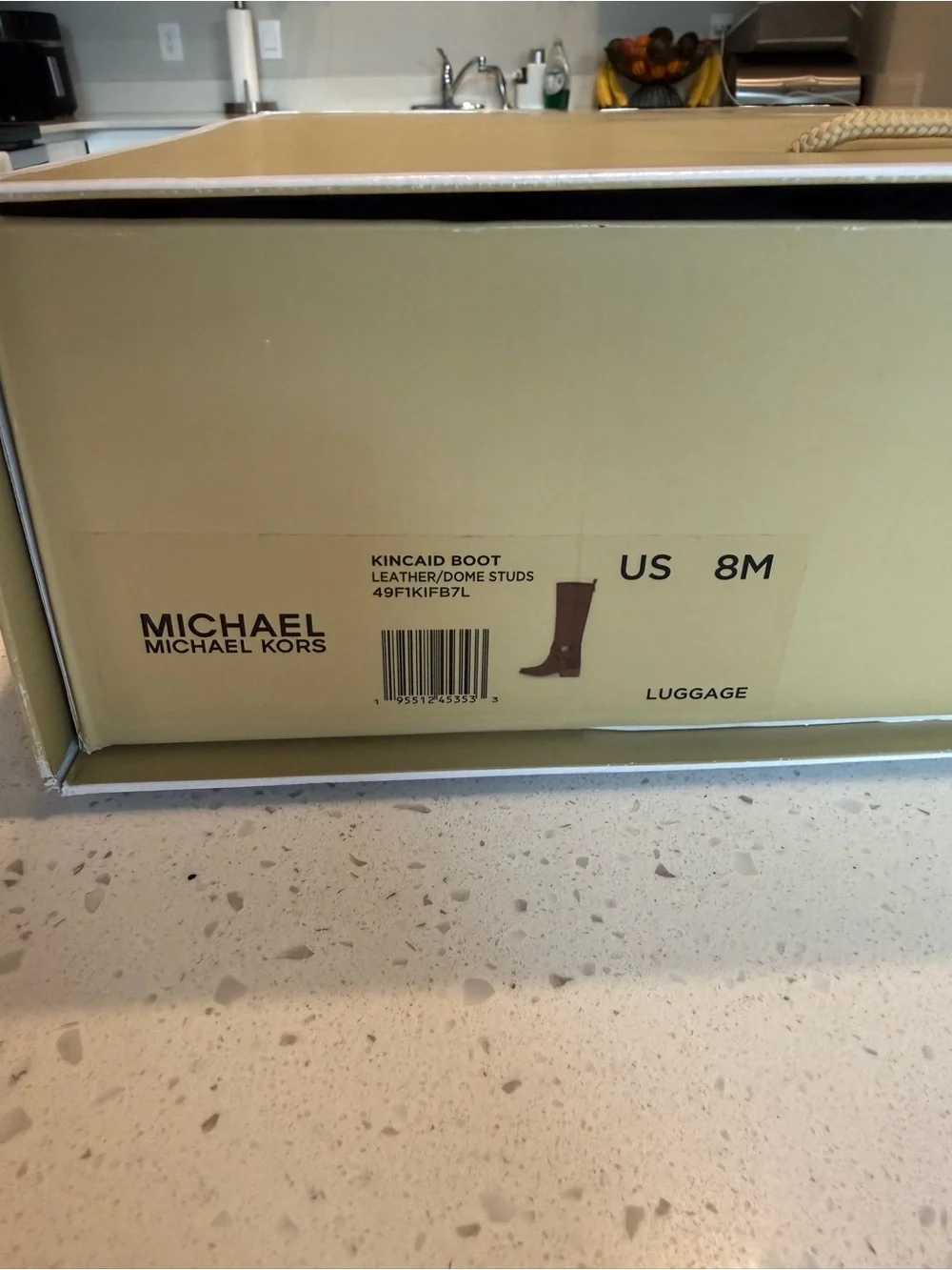 Michael Kors Tan Brown Leather Tall Riding Boots